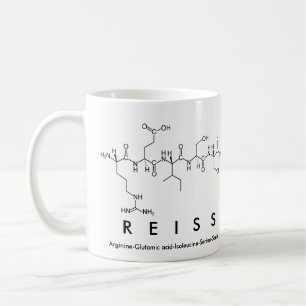 Reiss peptide name mug