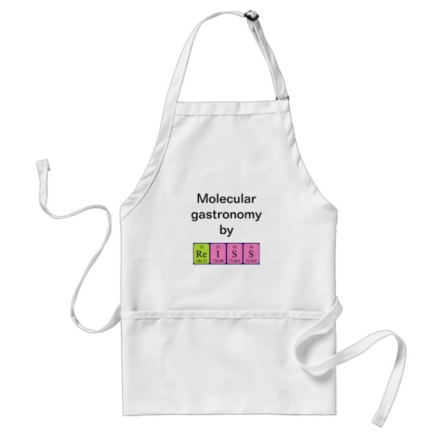 Reiss periodic table name apron (Front)