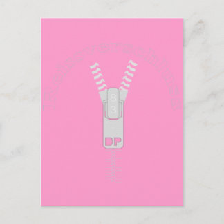 Reissverschluss Postcard