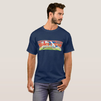 Reiver's View at the Carter Bar Tartan logo  T-Shirt