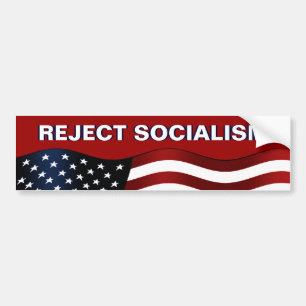 Reject Socialism Bumper Sticker