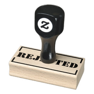 Rejected Personalised Rubber Stamp