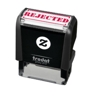 Rejected Red Ink Personalised Self-inking Stamp