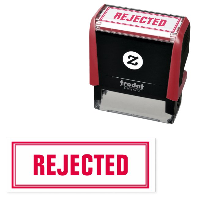 Rejected Simple Business Stamp Self Inking (In Situ)
