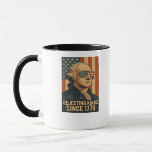 Rejecting Kings Since 1776 Classic Vintage Graphic Mug