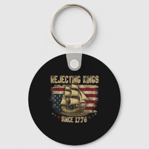 Rejecting Kings Since 1776 Liberty Patriotic Usa S Key Ring