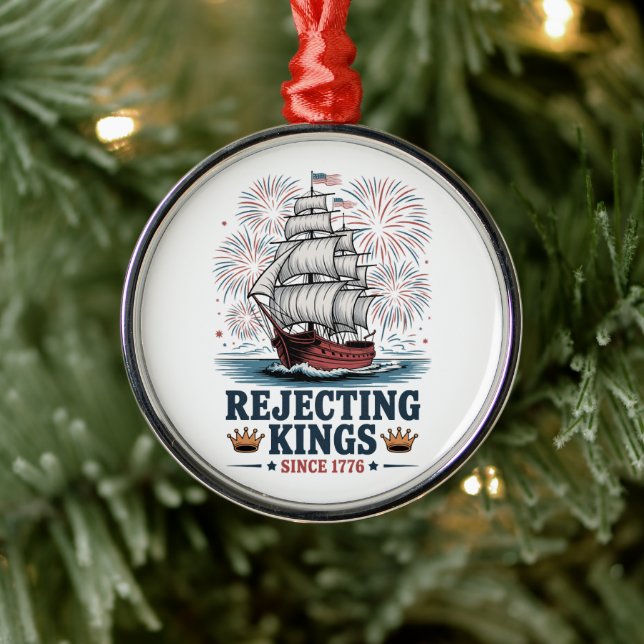 rejecting kings since 1776  metal tree decoration (Tree)