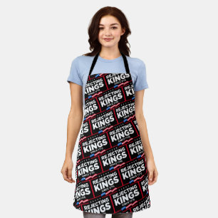 Rejecting Kings Since 1776 Patriotic USA Flag Apron