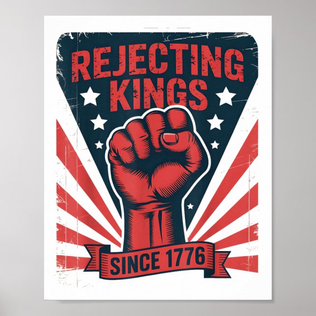 Rejecting Kings Since 1776  Poster (Front)