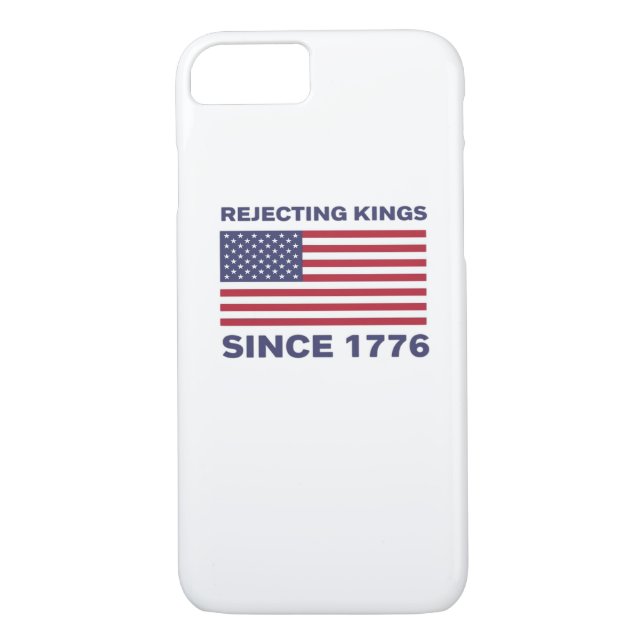 Rejecting Kings Since 1776 Protest Classic Bold St Case-Mate iPhone Case (Back)