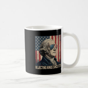 Rejecting Kings Since 1776 Usa Flag 4th Of July Coffee Mug