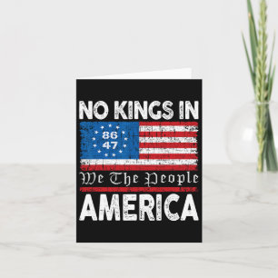 Rejecting No Kings In America 1776 Resist Politica Card