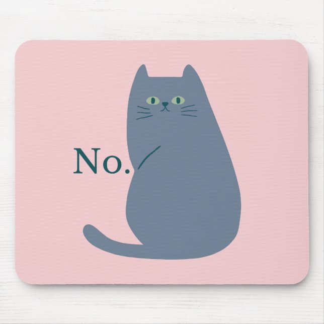 Rejection Cat Mouse Mat (Front)