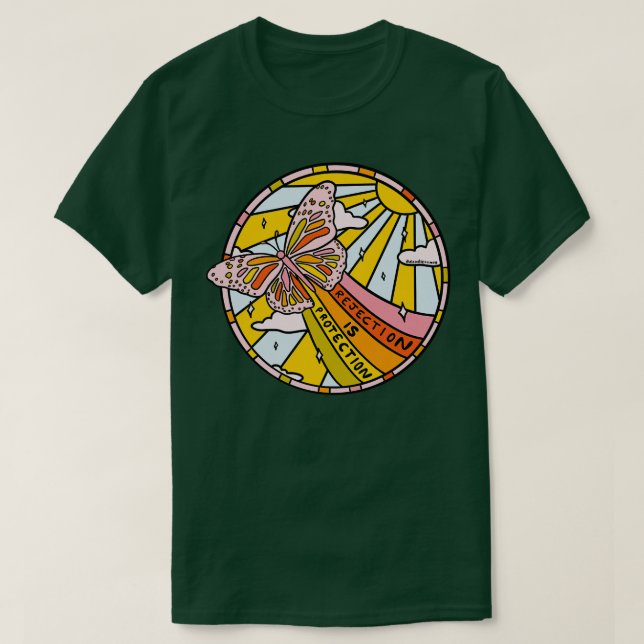 Rejection is Protection T-Shirt (Design Front)