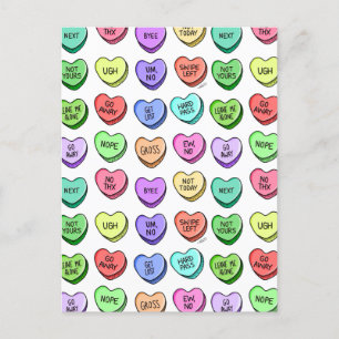 Rejection Valentine’s Postcard
