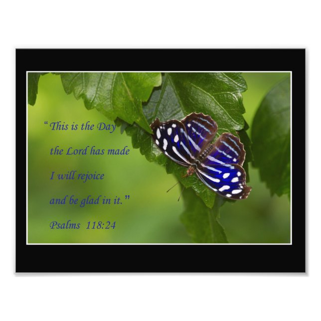 Rejoice and be glad photo print (Front)
