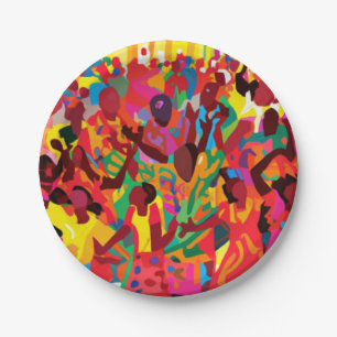 Rejoice And Feel The Holy Spirit Paper Plate