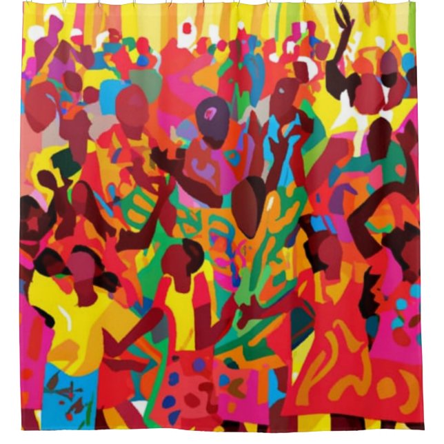 Rejoice And Feel The Holy Spirit Shower Curtain (Front)