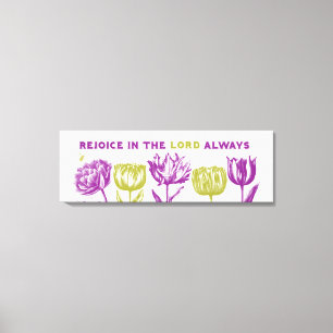 Rejoice Canvas Print