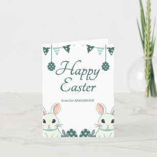 "Rejoice & Celebrate: Easter Wishes for You" Holiday Card