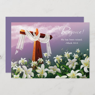 Rejoice. Christian Religious Easter Cards