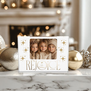 Rejoice Christmas Photo Block