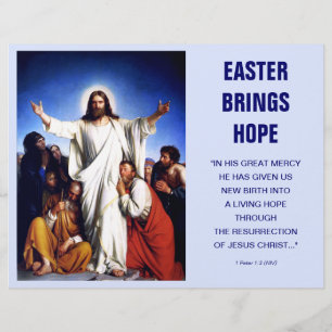 Rejoice. Customisable Easter Church Bulletins