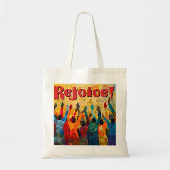 Rejoice - Design 1 Tote Bag (Front)