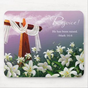 Rejoice! Easter Gift Mouse Mat