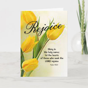 “Rejoice” Easter Greeting Card