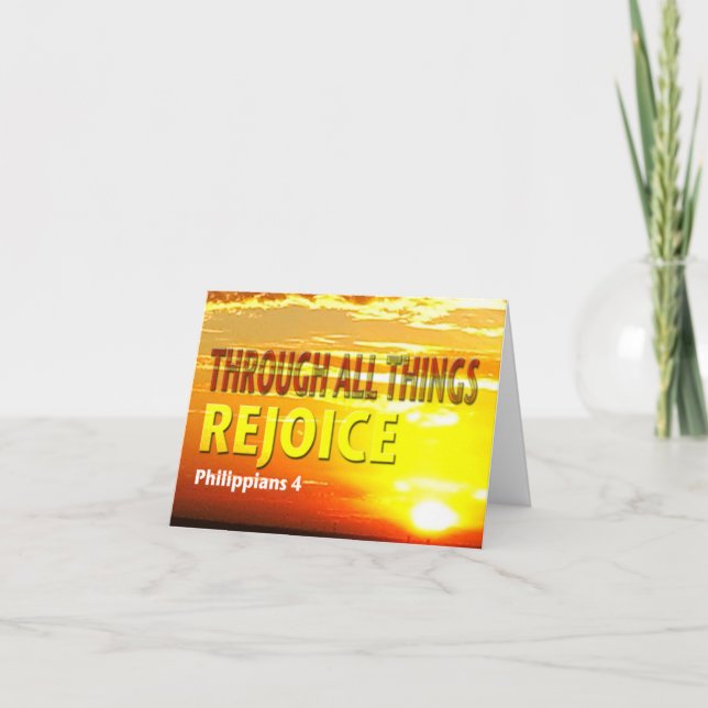 Rejoice Holiday Card (Front)