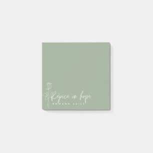 Rejoice in hope Post-it Notes