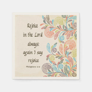 Rejoice in the Lord Napkins