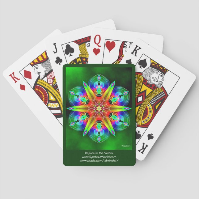 Rejoice in the Vortex Playing Cards (Back)