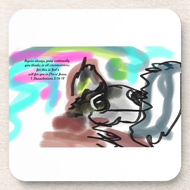 Rejoice jesus coaster (Front)