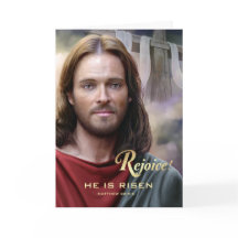 Rejoice. Jesus is Risen. Easter Greeting Cards