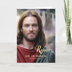 Rejoice. Jesus is Risen. Easter Greeting Cards
