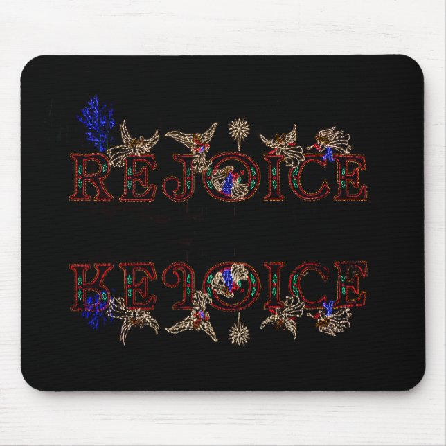 Rejoice Reflections Mouse Mat (Front)