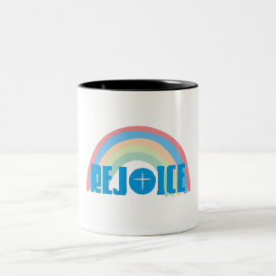 rejoice Two-Tone coffee mug
