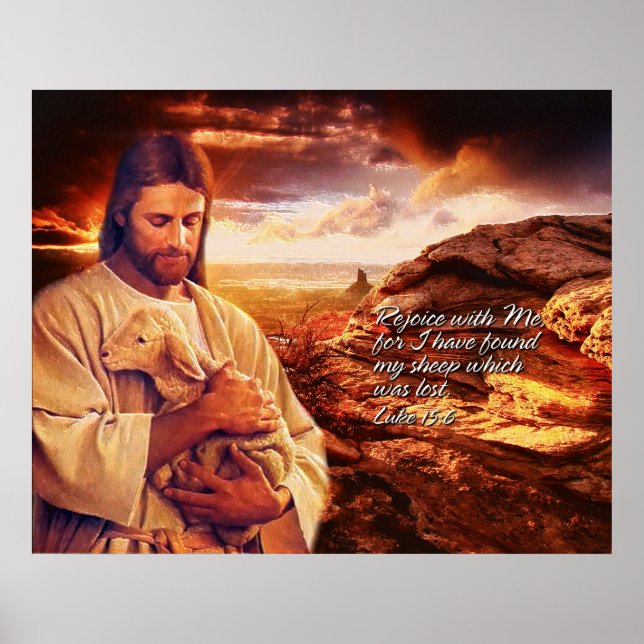 Rejoice with me.. Luke 15:6  Print (Front)