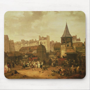 Rejoicing at Les Halles Mouse Mat