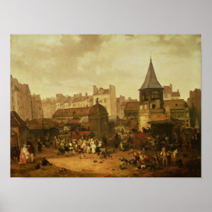 Rejoicing at Les Halles Poster