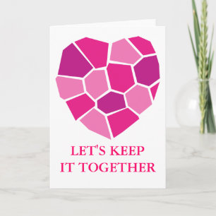Relationship Greeting Card   Mending Heart Quote