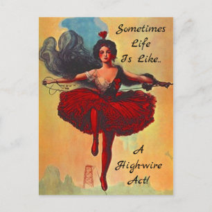 Relationship Lingo Life is like a high-wire act PC Postcard