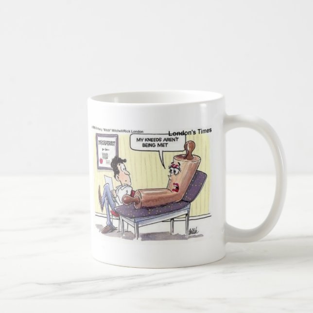 Relationship/Psychology Cartoon Funny Gifts Coffee Mug (Right)