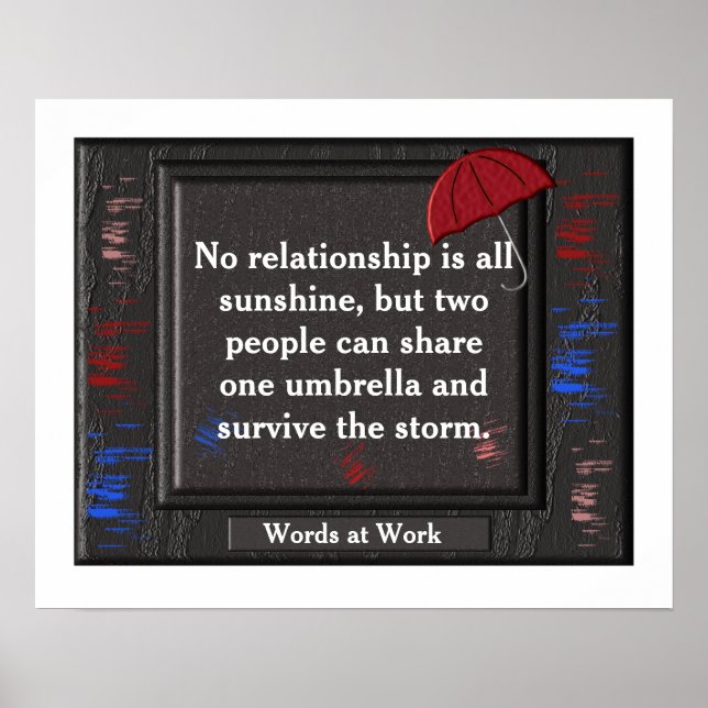 Relationship Quote - poster (Front)
