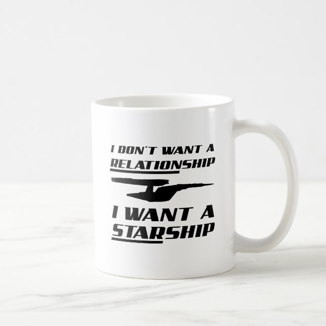 Relationship Starship Funny Mug (Right)