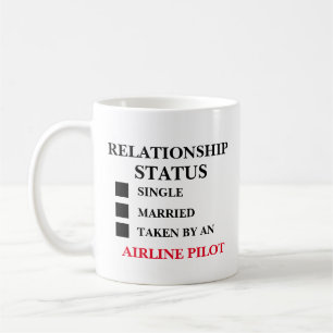 Relationship Status Airline Pilot Coffee Mug