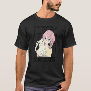 Relationship Status Complicated Cat Cat Owner Ani T-Shirt