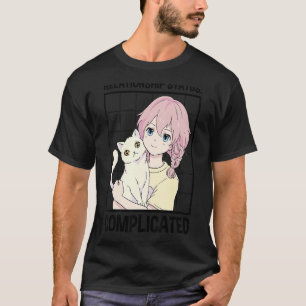 Relationship Status Complicated Cat Cat Owner Ani T-Shirt